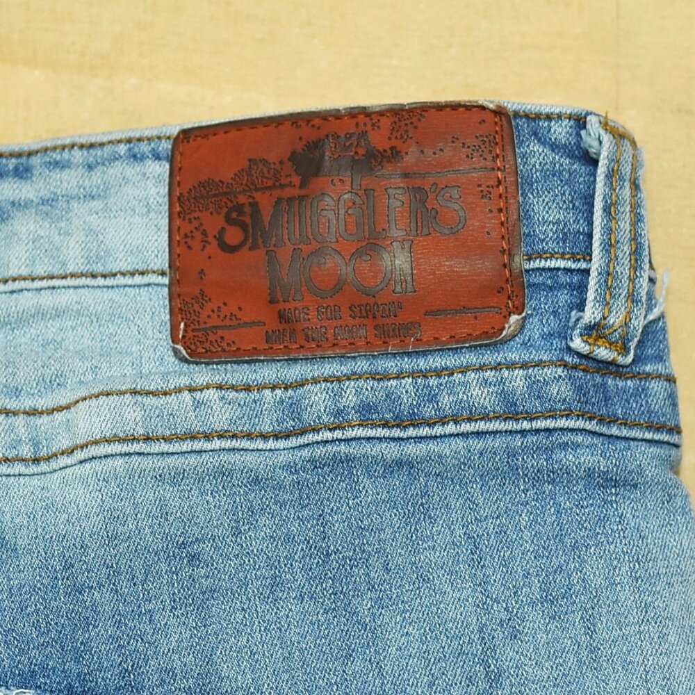 Smuggler’s Moon Light Blue Distressed Men’s Stretch Comfort Jeans size 36/32. - Picture 10 of 10